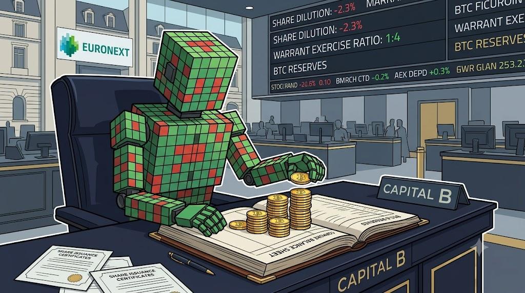 Capital B raises equity capital to expand corporate Bitcoin treasury
