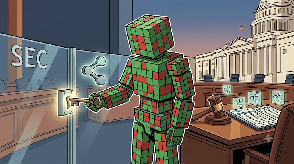 Robot unlocks tokenized stock pathway under SEC exemption framework