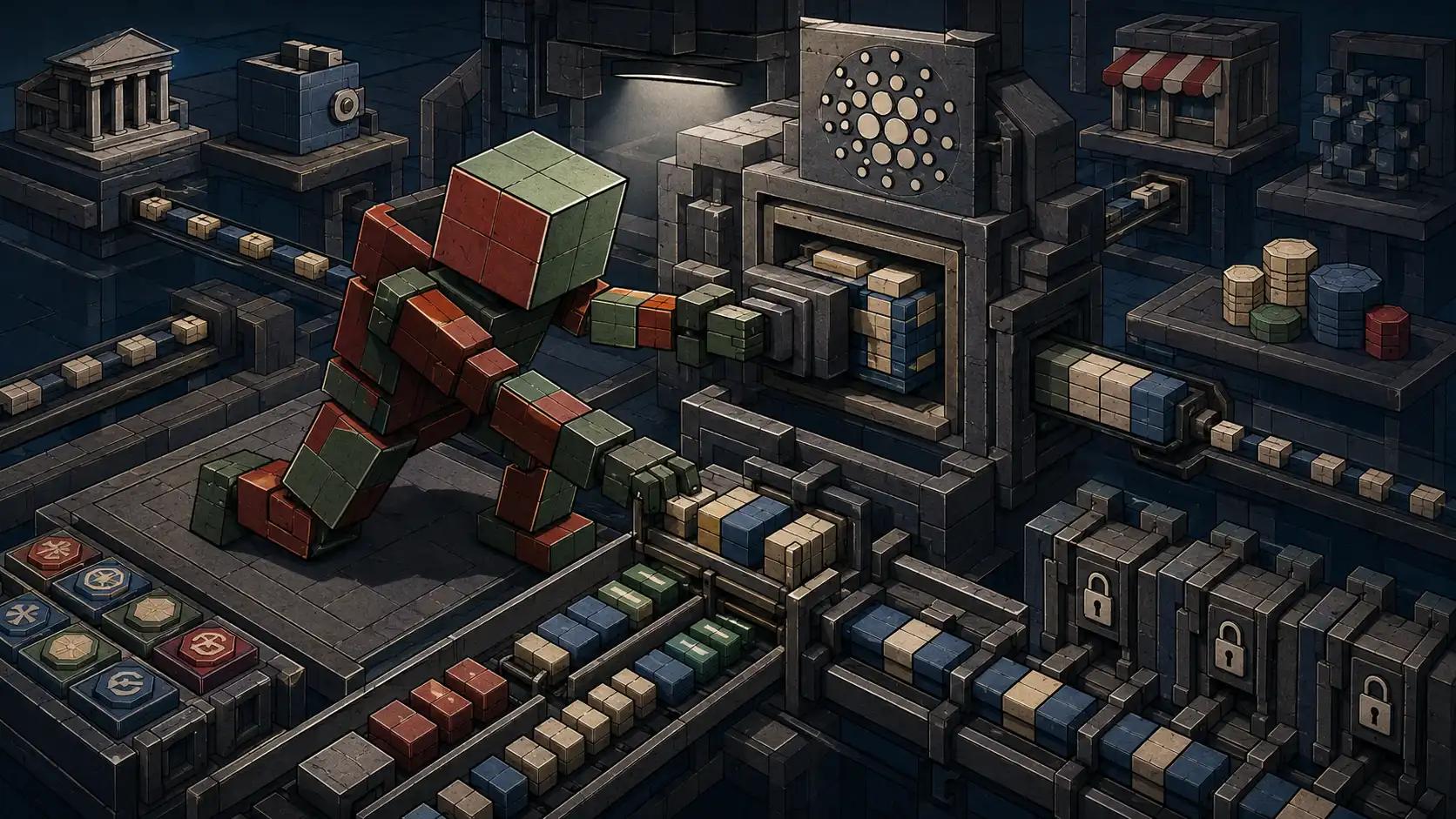 Blockchain factory in action