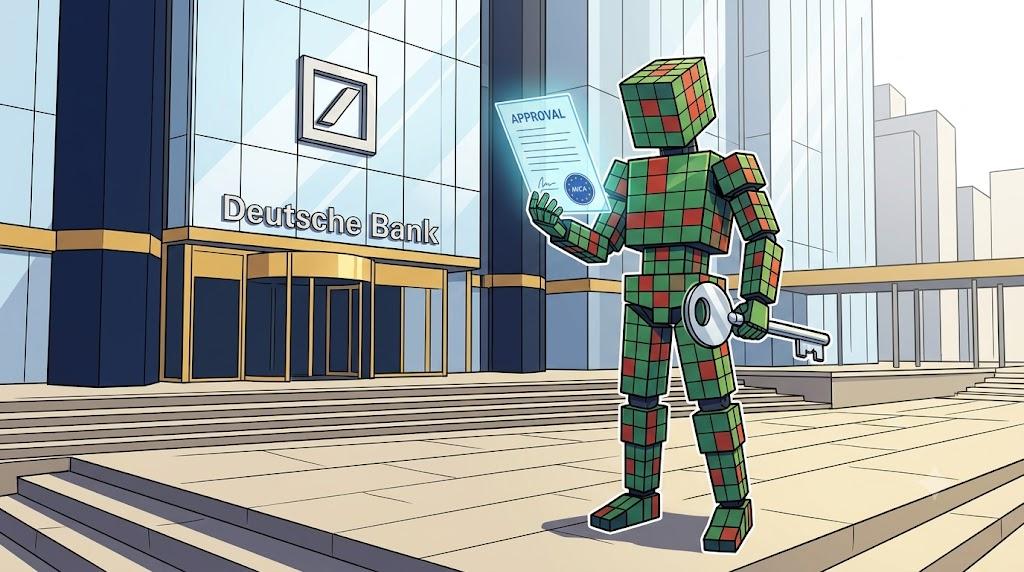 Deutsche Bank robot prepares crypto custody launch under MiCA framework