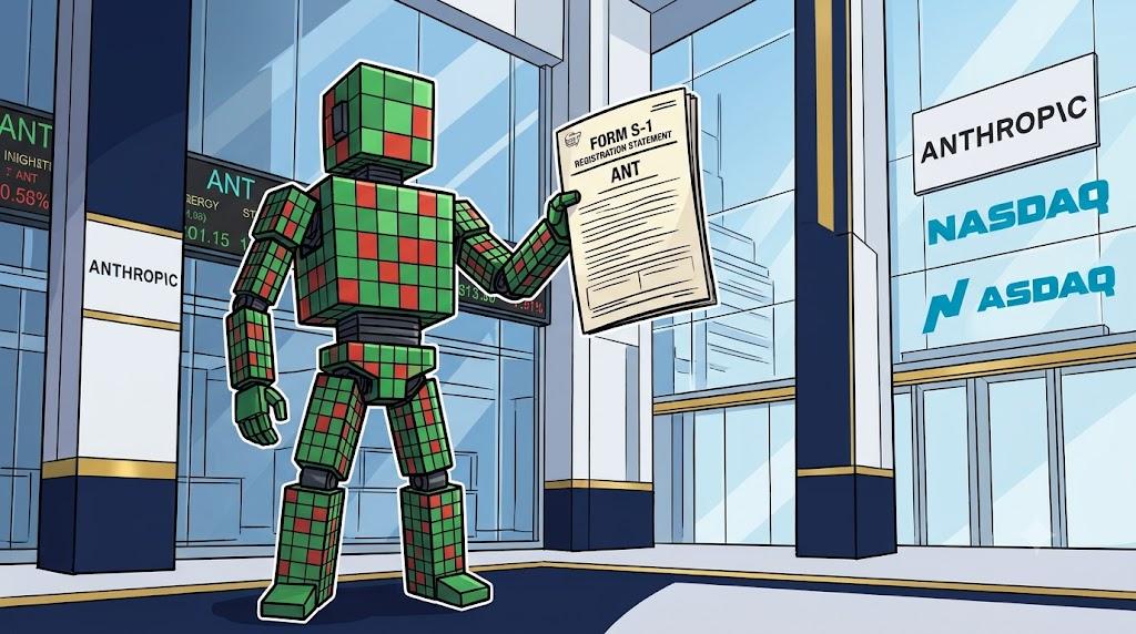 Anthropic files for Nasdaq IPO under ticker symbol ANT today