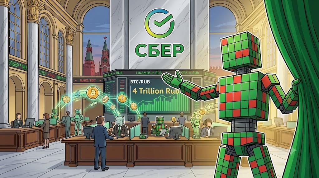 Sberbank projects regulated crypto trading reaching 4 trillion rubles