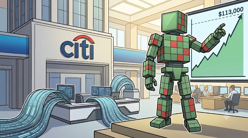 Citi raises Bitcoin price target to $113,000 following ETF recovery