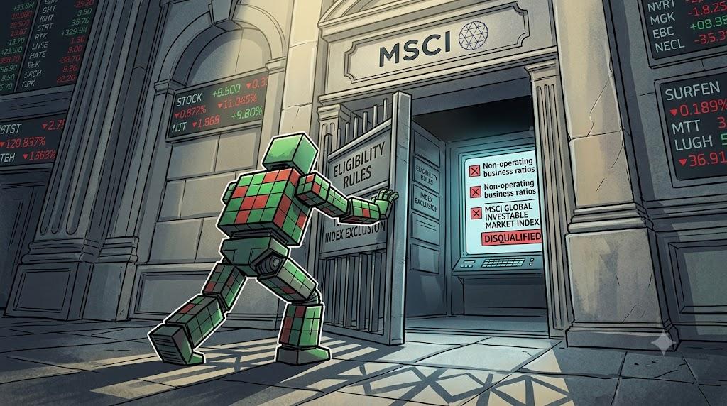 Strategy faces index removal under new MSCI index eligibility rules