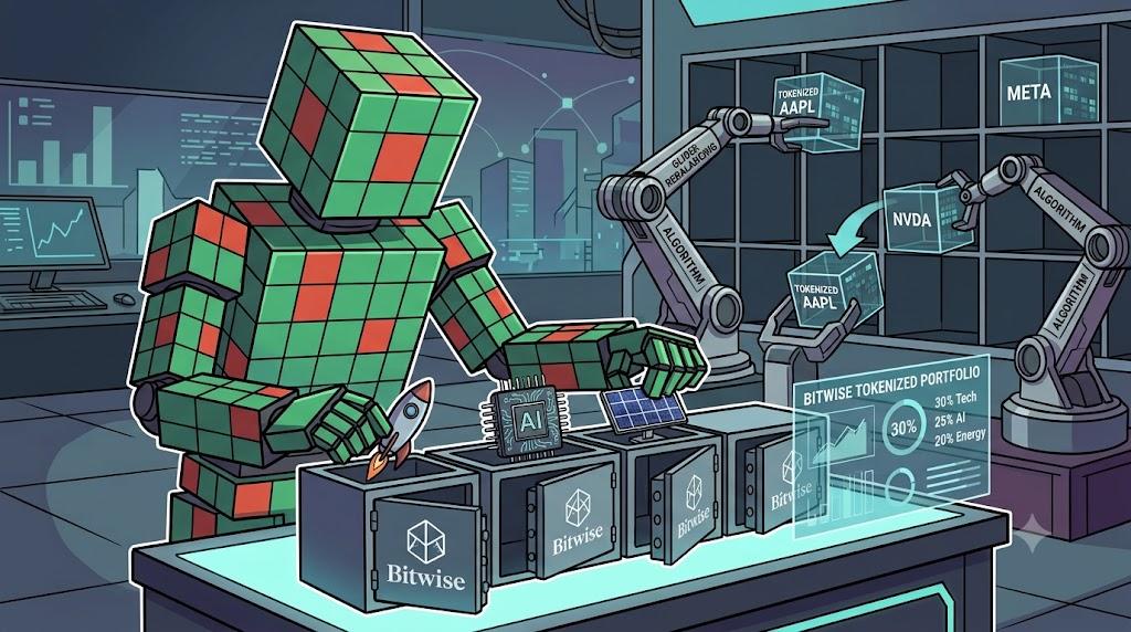 Bitwise model portfolios allow seamless rebalancing of tokenized equities