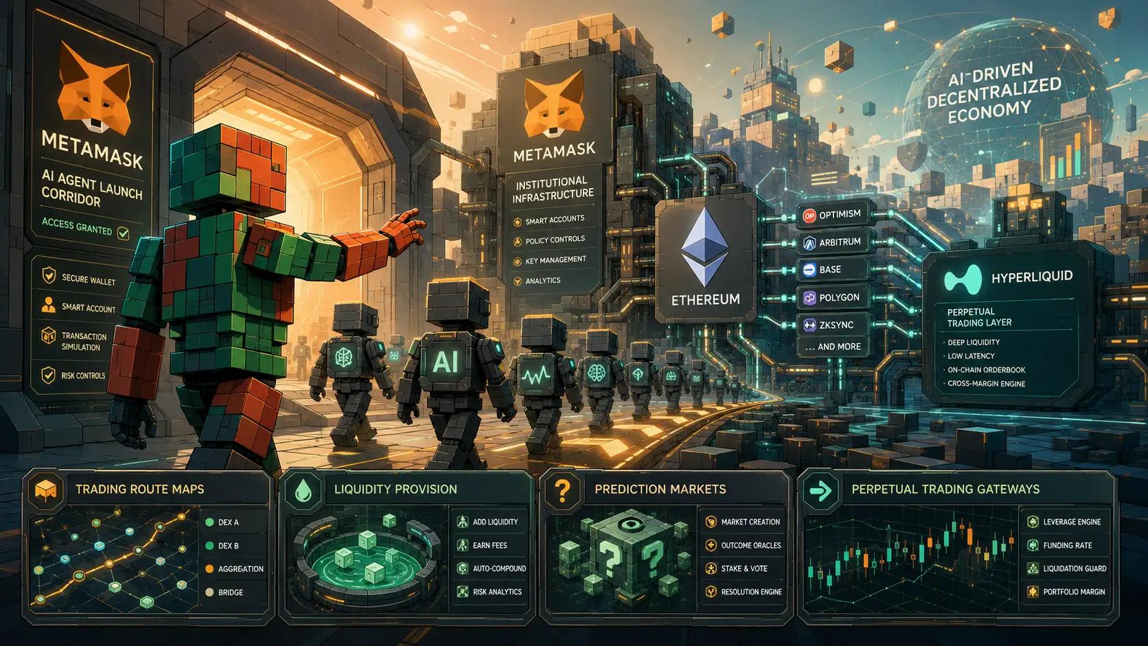 AI-driven launch into decentralized finance world