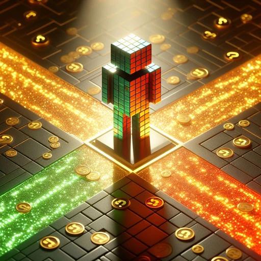 A cubic robot at a crossroads