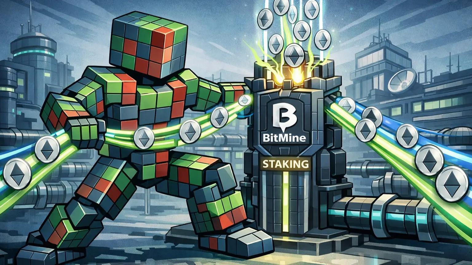 BitMine Ethereum holdings grow through staking-driven corporate crypto treasury