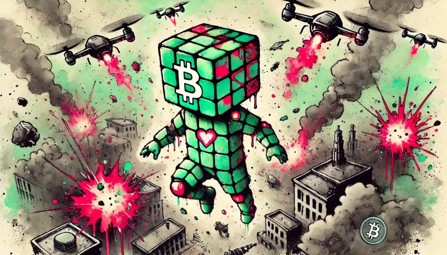 Bitcoin chaos robot balancing under martial law crisis