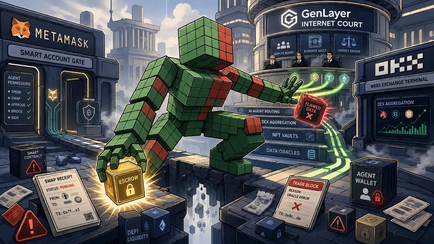 Blockchain courtroom in a digital city