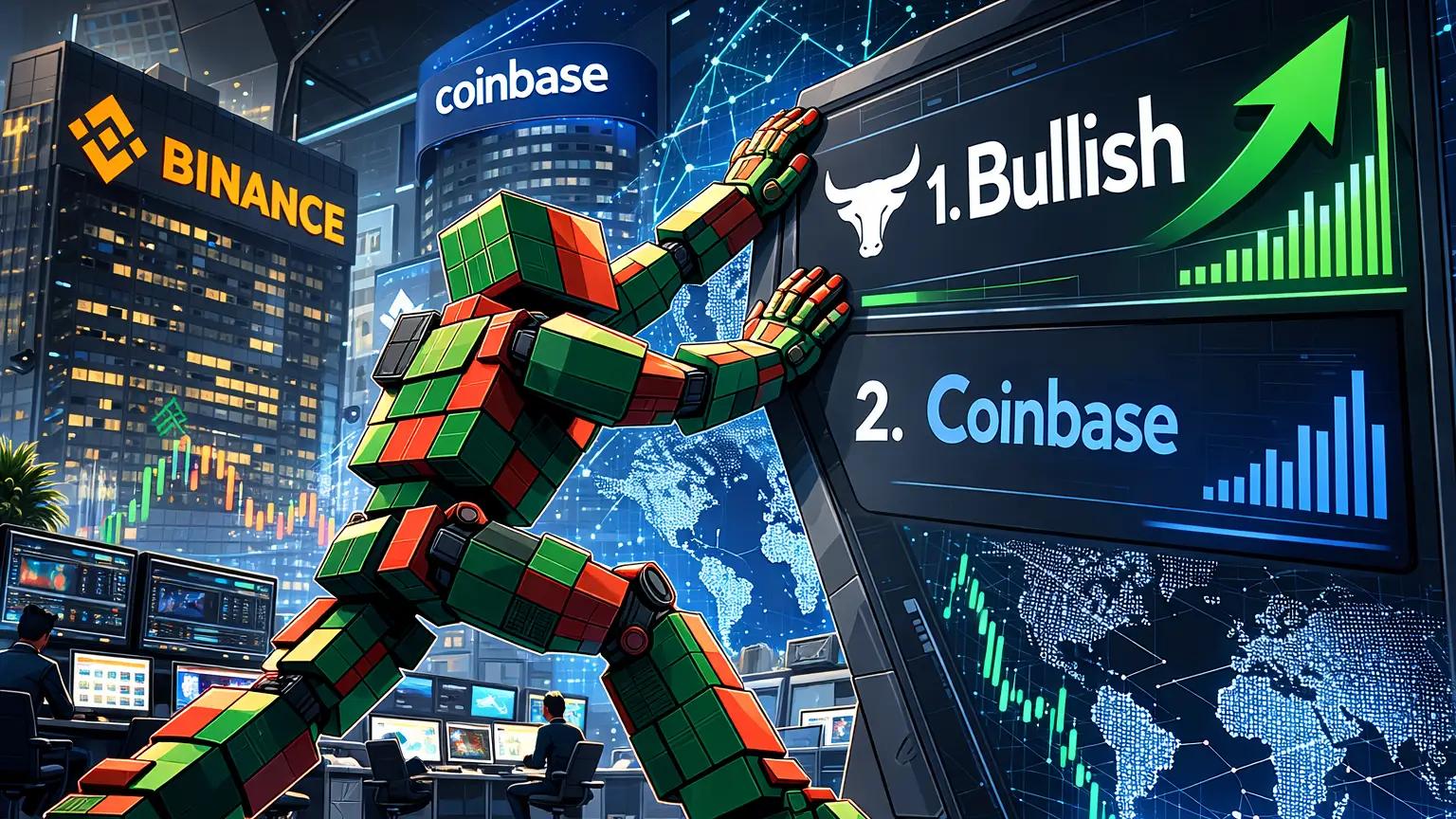 Bullish exchange climbs rankings as crypto price index reshapes market power