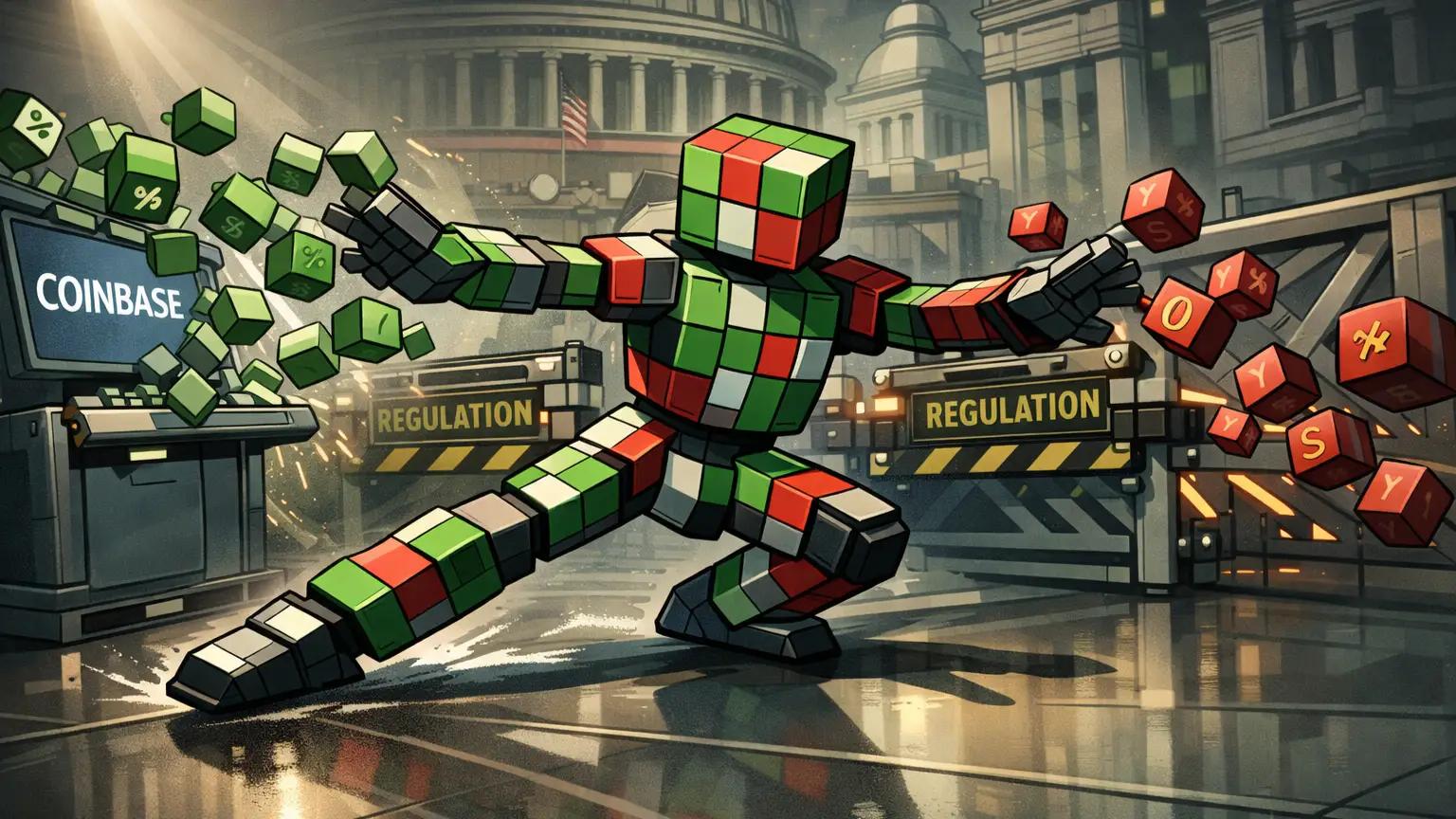 Coinbase stock drops as stablecoin yield ban disrupts distribution