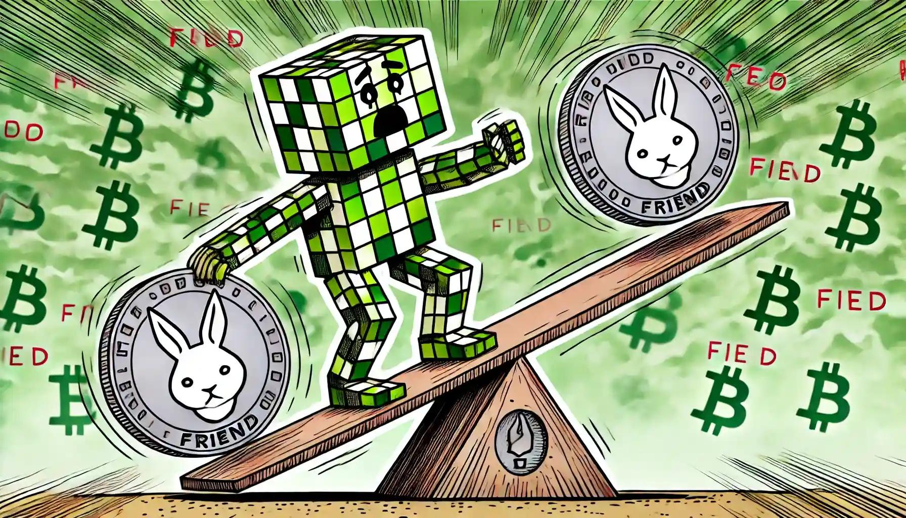 Cubic robot stabilizes seesaw with FRIEND tokens amid market turmoil