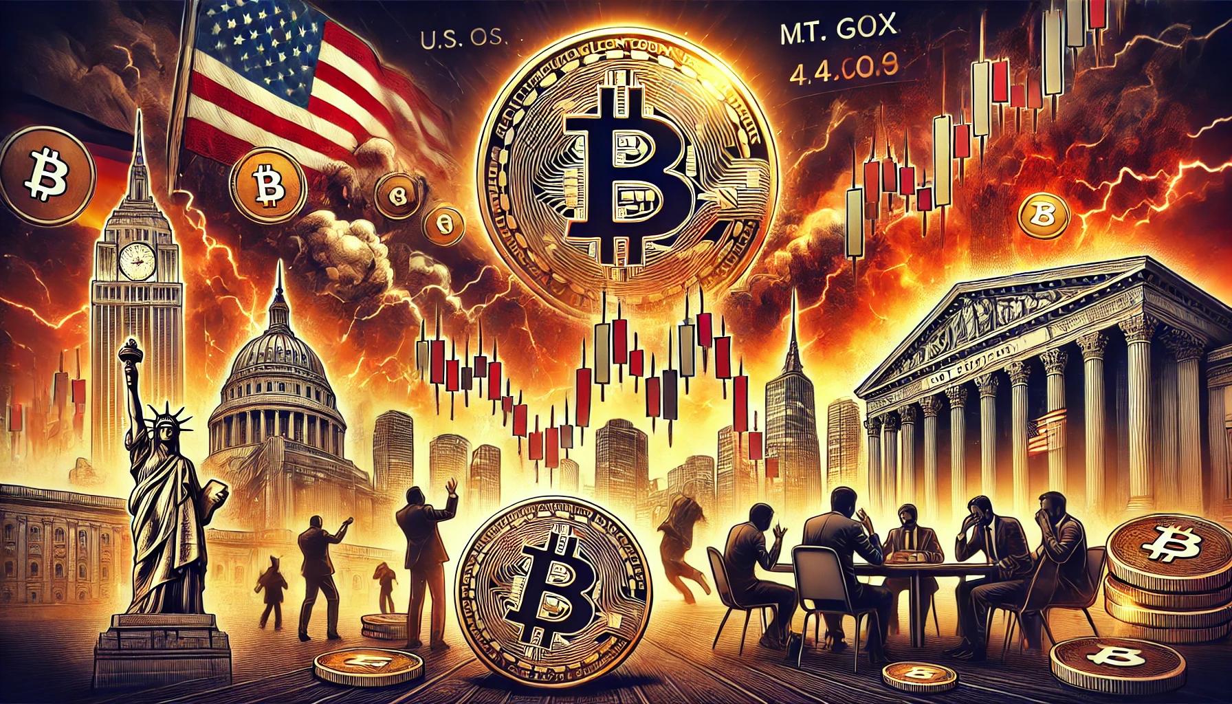 Bitcoin Dropped to Four-Month Low Following Government and Mt. Gox Sell-offs