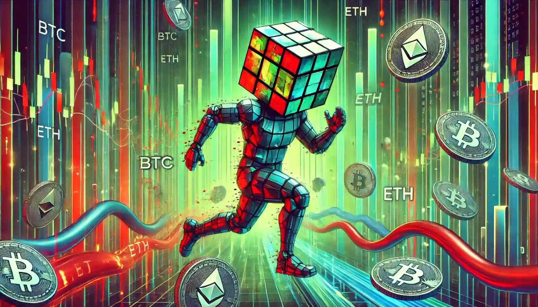 Robot channels Bitcoin and Ethereum inflows across institutional crypto markets