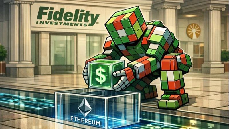 Fidelity robot tests Ethereum rails amid stable crypto price index shifts