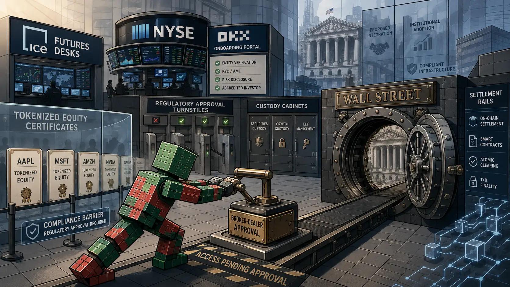 Futuristic financial checkpoint and approval