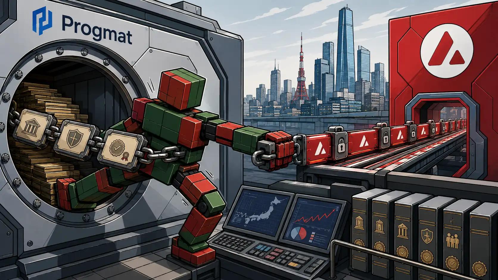Futuristic financial transfer operation scene