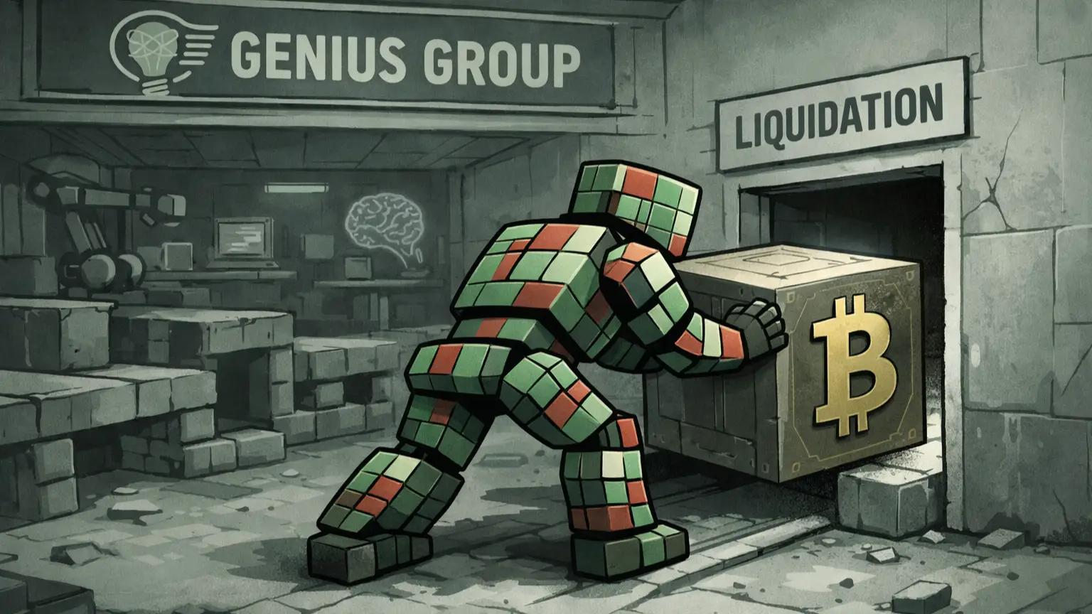 Genius Group bitcoin liquidation empties treasury amid debt pressure