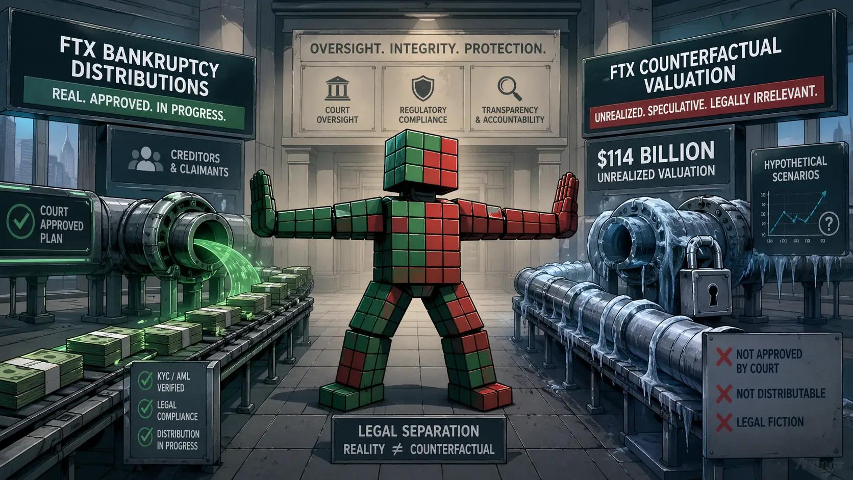 Legal separation of realities in finance