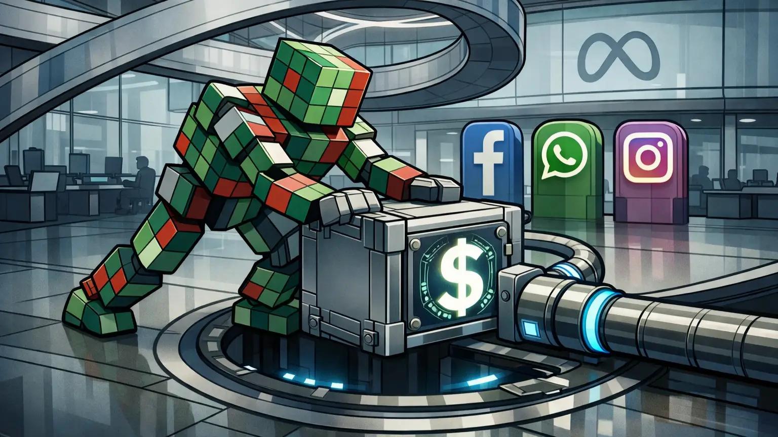 Meta stablecoin integration begins inside corporate payment infrastructure hall