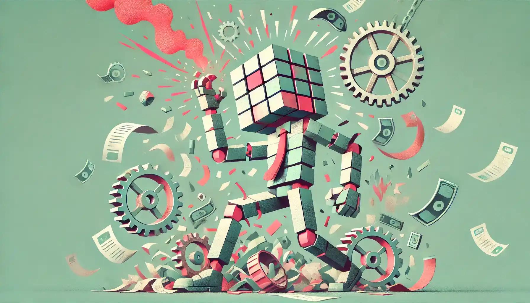 Robot disrupts spending machine amid crypto price index chaos