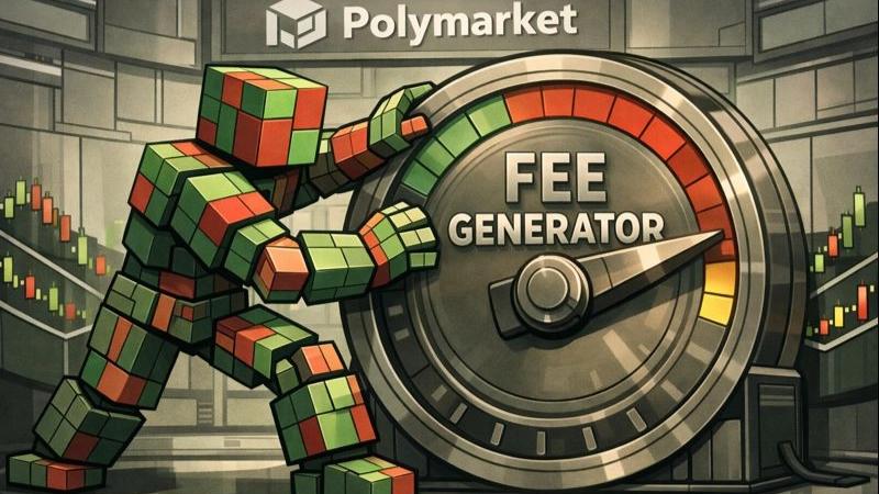 Robot drives Polymarket fee engine through rapid short-dated trades
