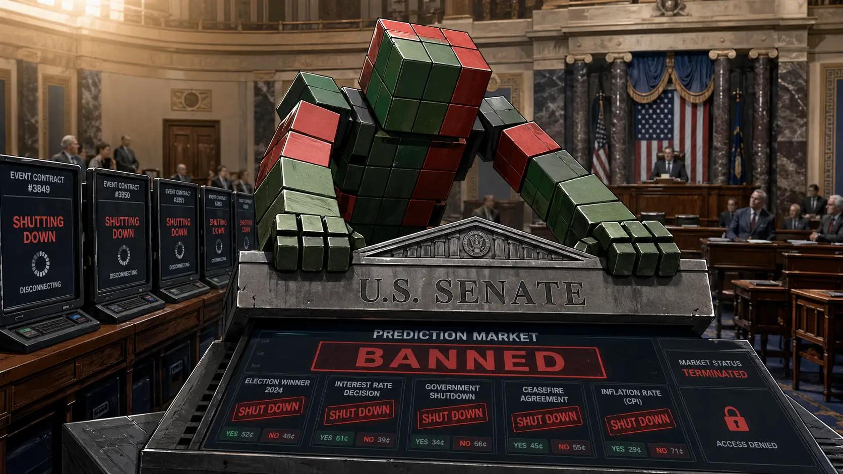 Robot enforces Senate ban on markets