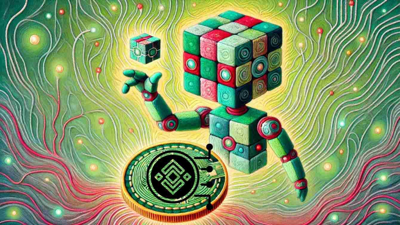 Robot on token balancing amidst neural crypto pathways