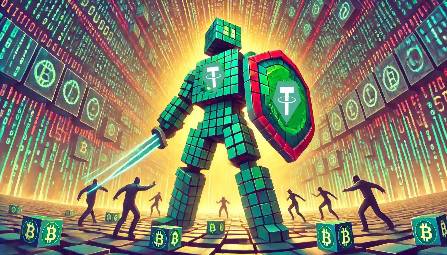 Robot shields USDT vault from cyber criminals in blockchain landscape