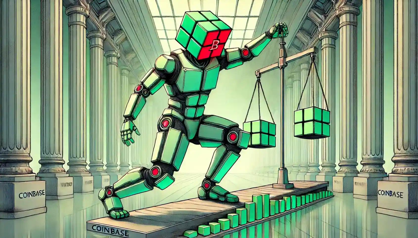 Robot signals Coinbase prediction markets entering regulated crypto finance