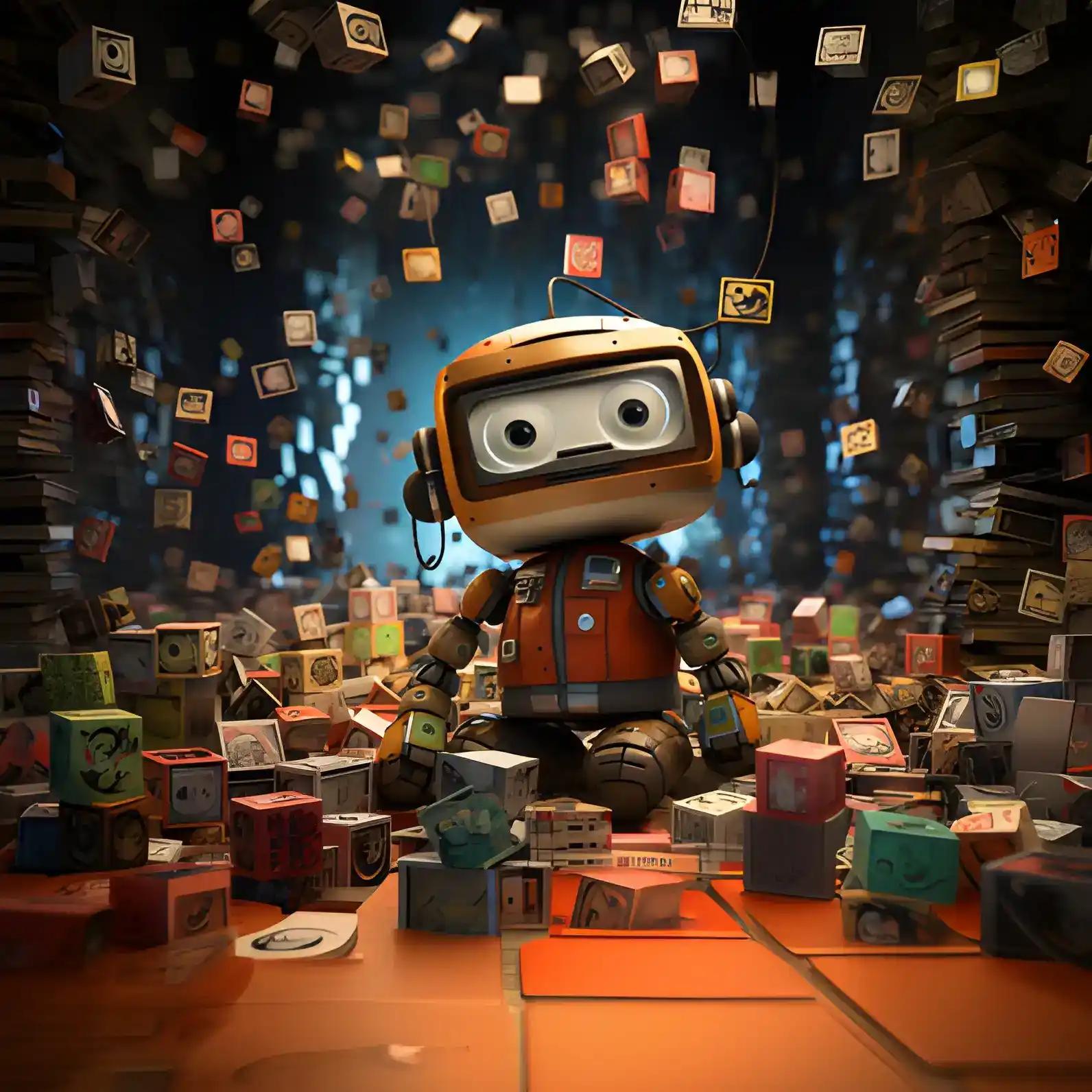 Robot sorting virtual CBDC and DeFi coins