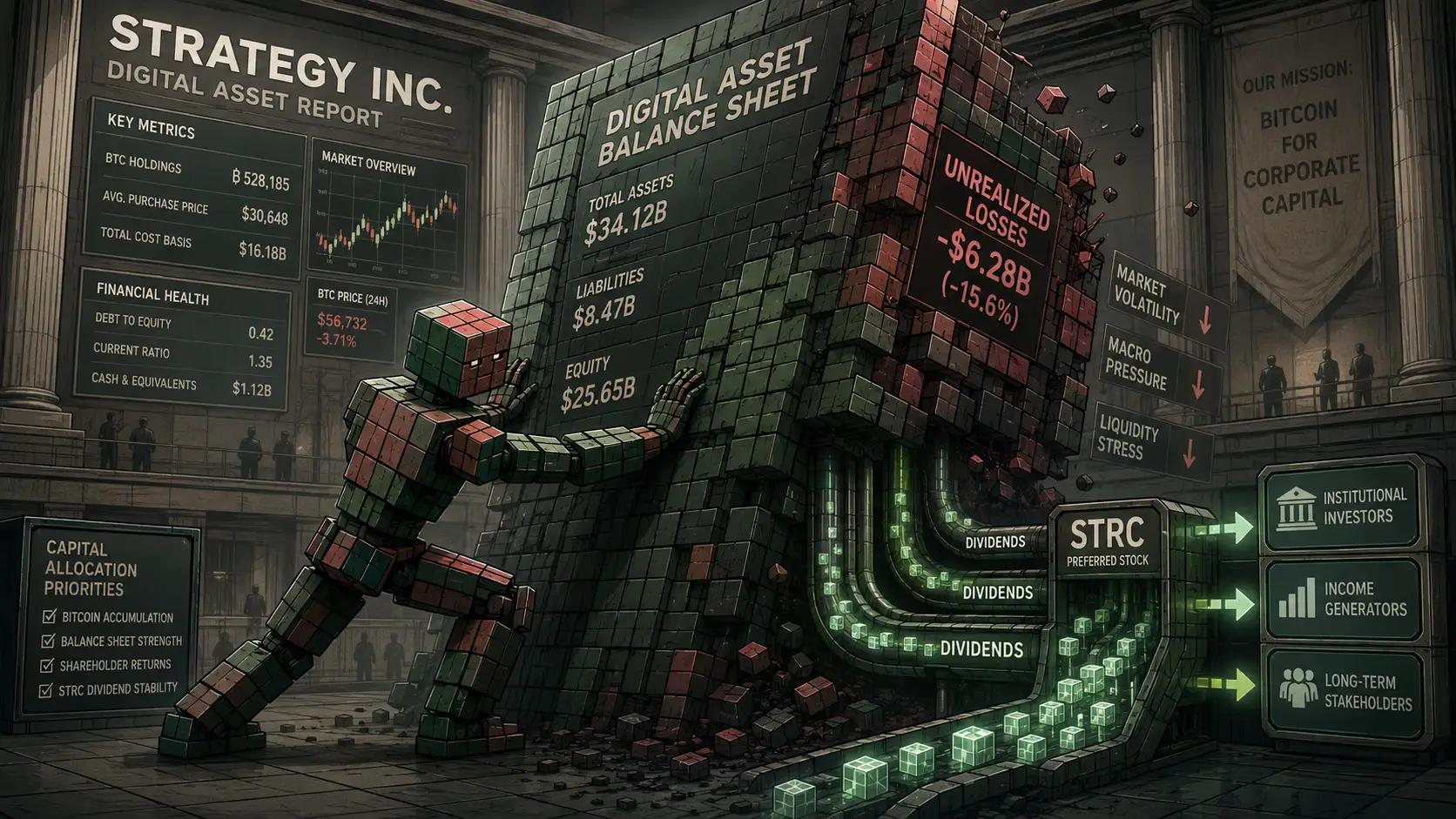 Robot supports financial balance sheet crisis