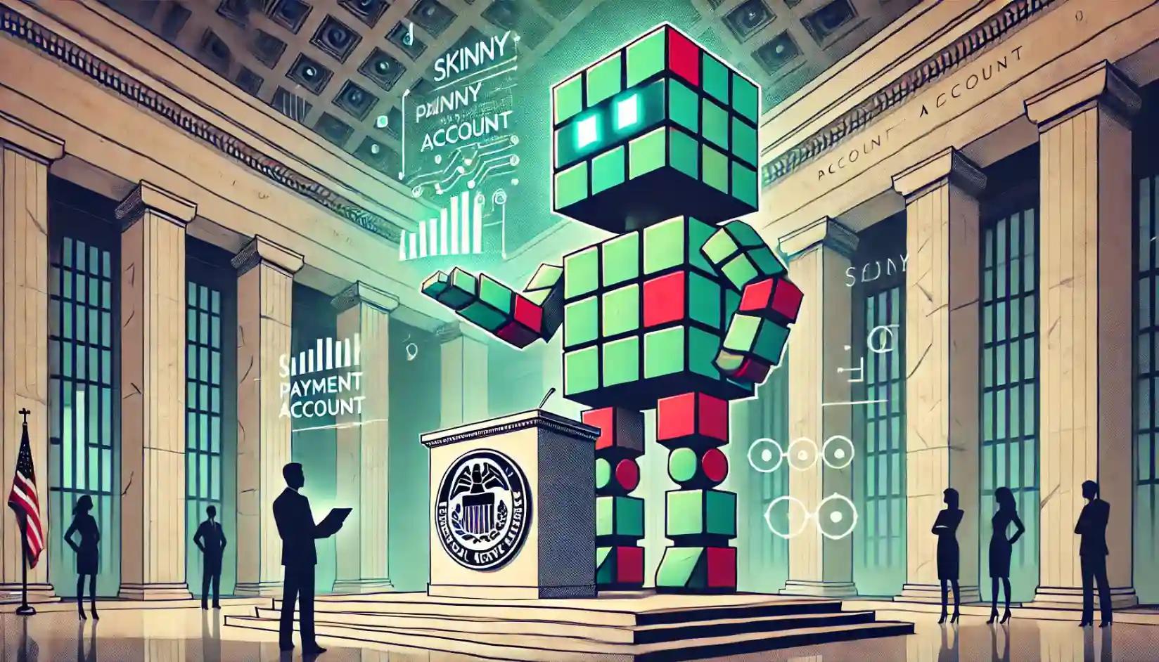 Robot unveils Fed skinny payment account plan inside high-tech Federal Reserve hall