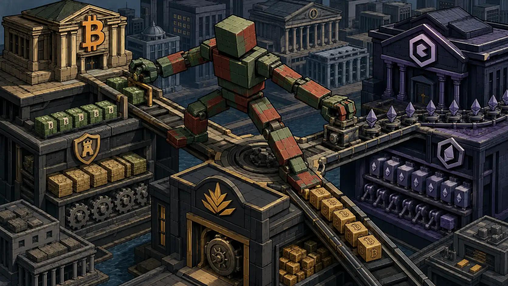 Robotic guardian of the financial city