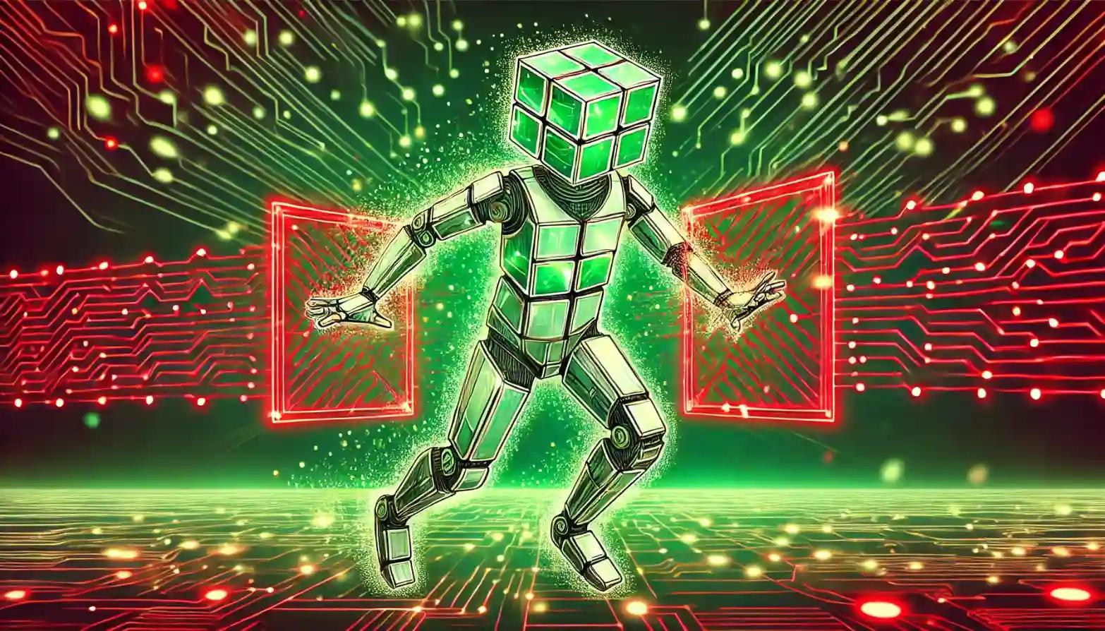 Sanction barrier shattered by robot in a digital space