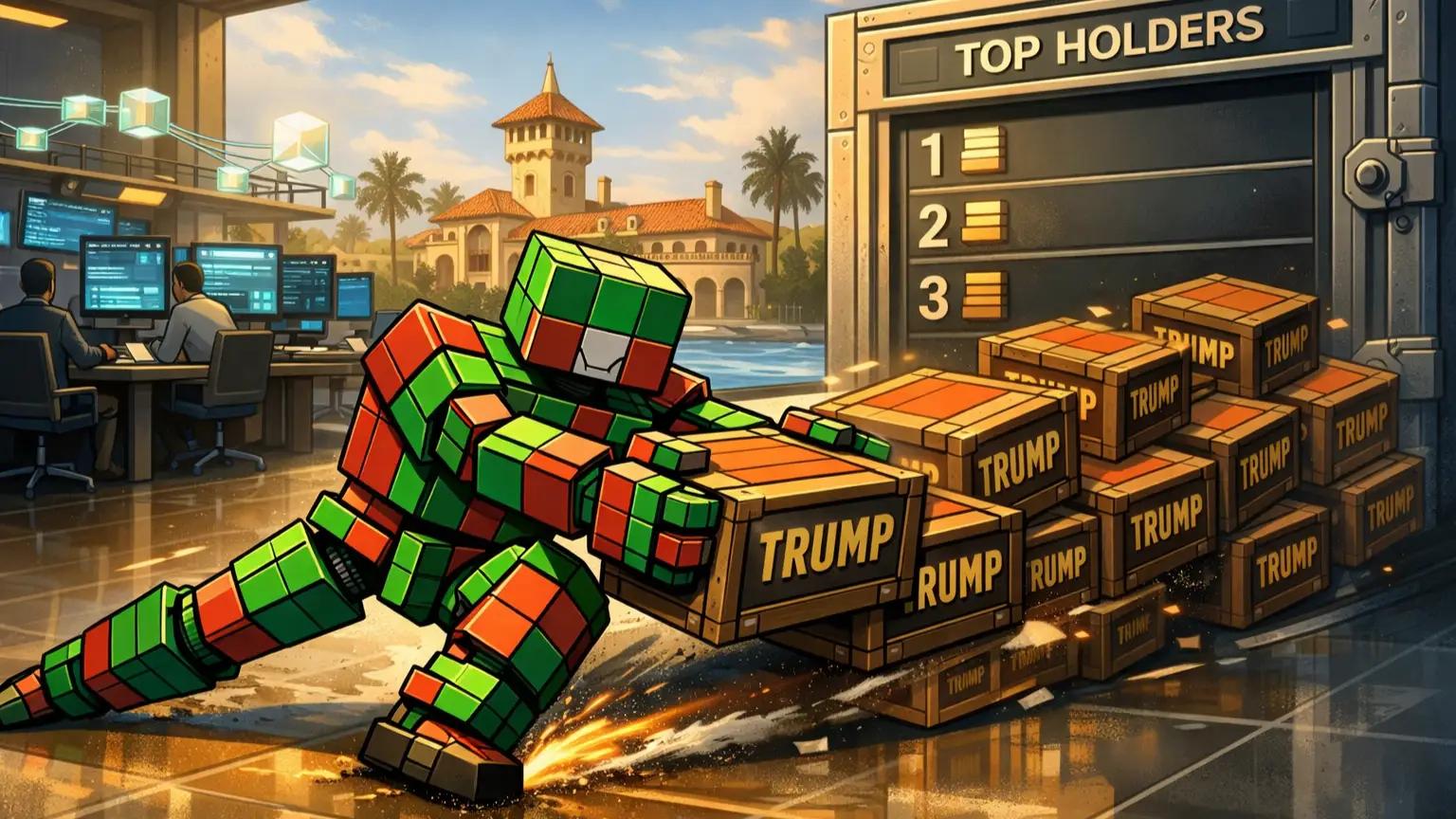 TRUMP memecoin surge pushes crypto price higher during whale buying