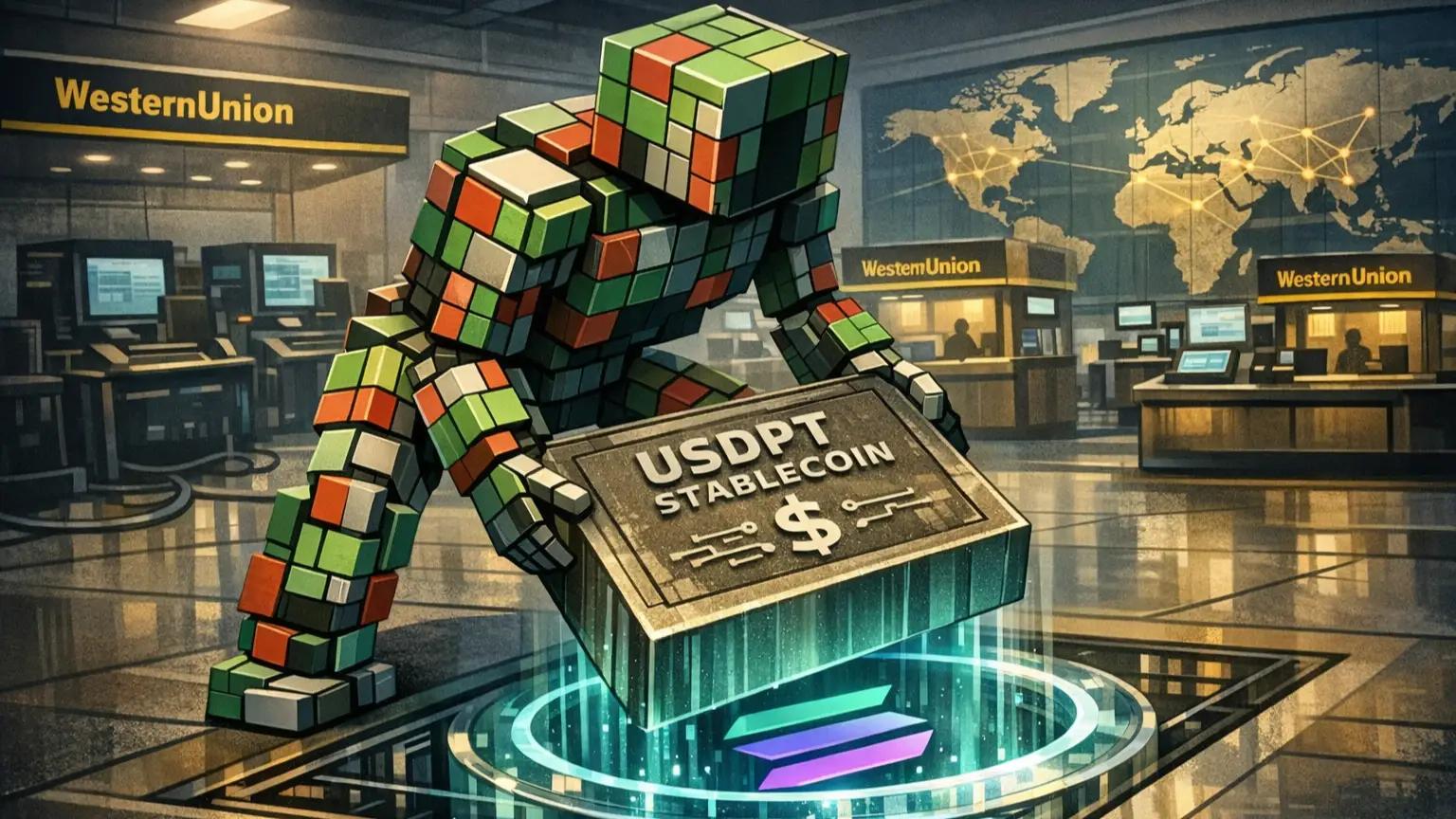 Western Union USDPT stablecoin launches on Solana global remittance network